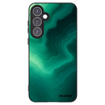 Picasee Μαύρη θήκη σιλικόνης για Samsung Galaxy A55 5G A556B - Malachite
