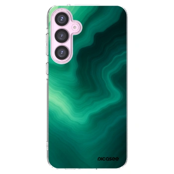 Picasee διαφανής θήκη σιλικόνης Samsung Galaxy A55 5G A556B - Malachite