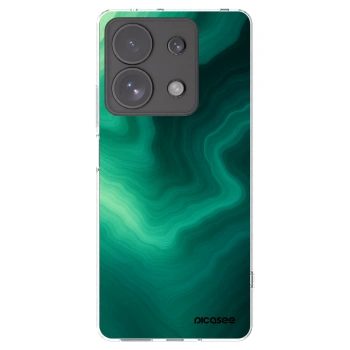Picasee διαφανής θήκη σιλικόνης Xiaomi Redmi Note 13 Pro 4G - Malachite