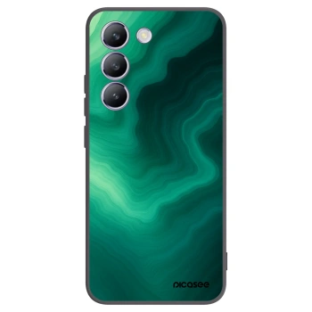 Picasee Μαύρη θήκη σιλικόνης για Vivo V40 SE 5G - Malachite