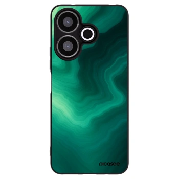 Picasee Μαύρη θήκη σιλικόνης για Xiaomi Redmi 13 4G - Malachite