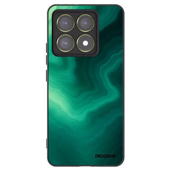 Picasee Μαύρη θήκη σιλικόνης για Xiaomi 14T - Malachite