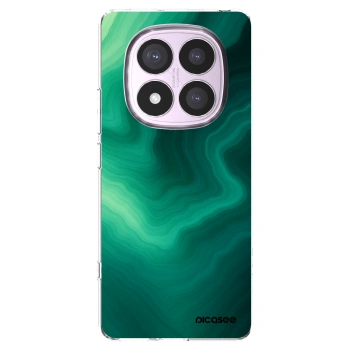 Picasee διαφανής θήκη σιλικόνης Xiaomi Redmi Note 14 Pro 5G - Malachite