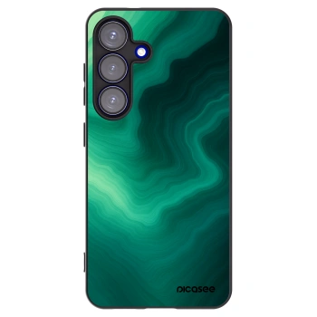 Picasee Μαύρη θήκη σιλικόνης για Samsung Galaxy S25 5G - Malachite
