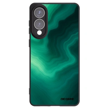 Picasee Μαύρη θήκη σιλικόνης για Samsung Galaxy S25 Edge 5G - Malachite
