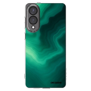 Picasee διαφανής θήκη σιλικόνης Samsung Galaxy S25 Edge 5G - Malachite