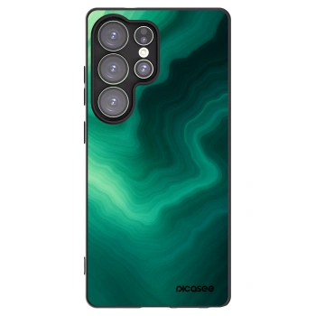 Picasee Μαύρη θήκη σιλικόνης για Samsung Galaxy S25 Ultra 5G - Malachite