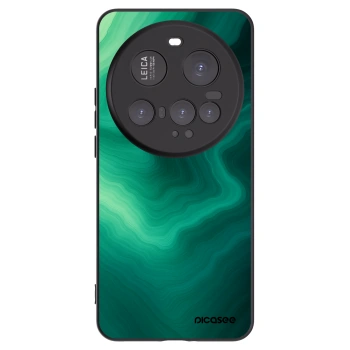 Picasee Μαύρη θήκη σιλικόνης για Xiaomi 15 Ultra - Malachite
