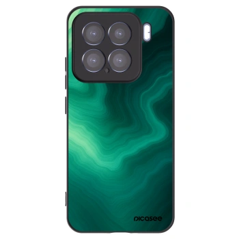 Picasee Μαύρη θήκη σιλικόνης για Xiaomi 15 - Malachite