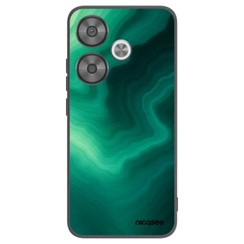 Picasee Μαύρη θήκη σιλικόνης για Xiaomi Poco F6 - Malachite