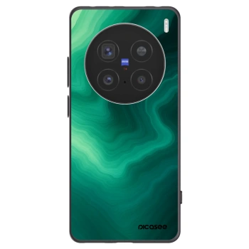 Picasee Μαύρη θήκη σιλικόνης για Vivo X200 Pro - Malachite