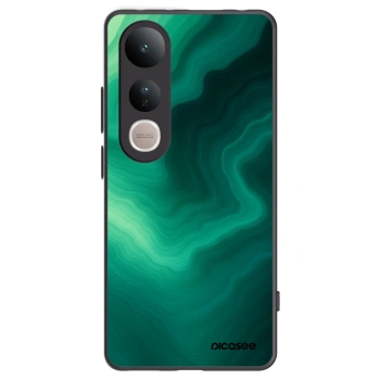 Picasee Μαύρη θήκη σιλικόνης για Vivo V50 Lite 5G - Malachite