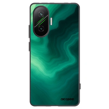 Picasee Μαύρη θήκη σιλικόνης για Xiaomi Poco F7 Pro 5G - Malachite