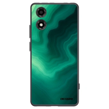 Picasee Μαύρη θήκη σιλικόνης για Motorola Moto E14 - Malachite