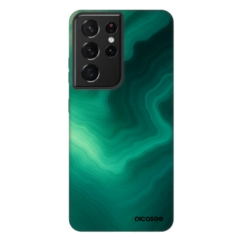 Picasee Fashion Case για Samsung Galaxy S21 Ultra 5G G998B - Malachite