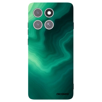 Picasee Μαύρη θήκη σιλικόνης για Motorola Edge 60 Pro - Malachite