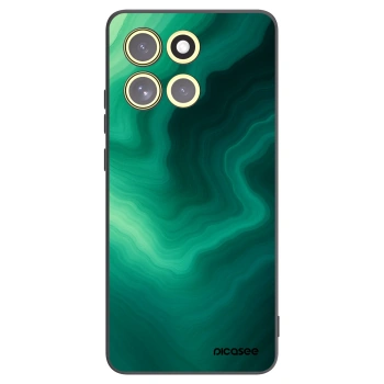 Picasee Μαύρη θήκη σιλικόνης για Motorola Moto G86 5G - Malachite