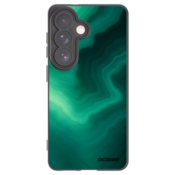 Picasee Μαύρη θήκη σιλικόνης για Samsung Galaxy S26 - Malachite
