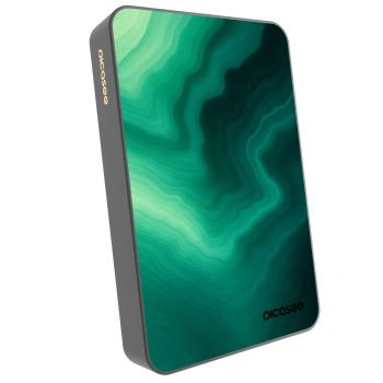 Picasee Powerbank με MagSafe 10 000 mAh Γκρί - Malachite