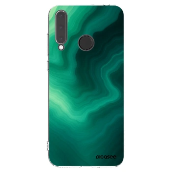 Picasee διαφανής θήκη σιλικόνης Honor 20 Lite - Malachite