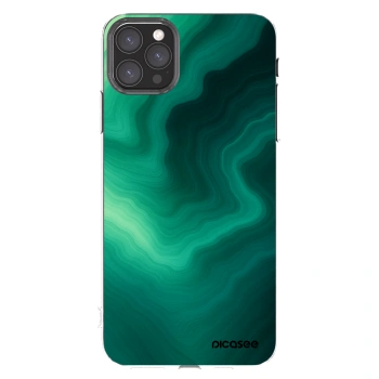 Picasee διαφανής θήκη σιλικόνης Apple iPhone 11 Pro Max - Malachite
