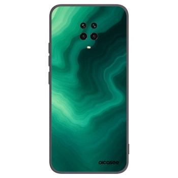 Picasee Μαύρη θήκη σιλικόνης για Xiaomi Redmi Note 9 Pro - Malachite