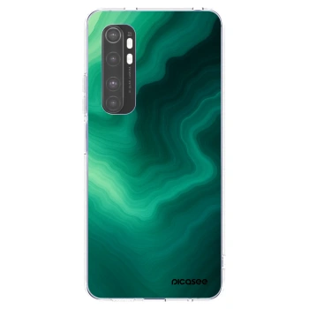 Picasee διαφανής θήκη σιλικόνης Xiaomi Mi Note 10 Lite - Malachite