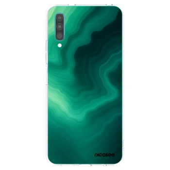 Picasee διαφανής θήκη σιλικόνης Samsung Galaxy A30s A307F - Malachite