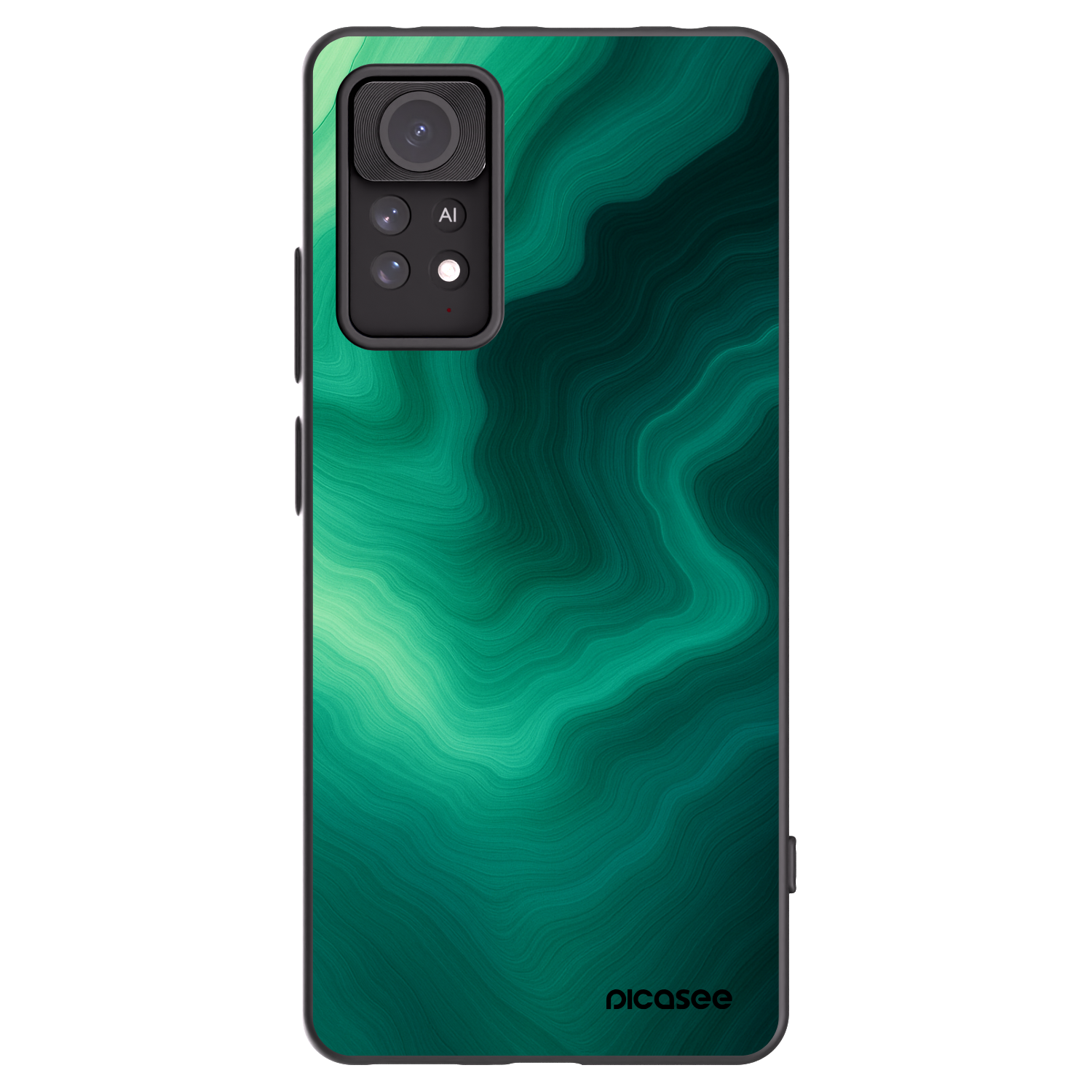 Picasee Μαύρη θήκη σιλικόνης για Xiaomi Redmi Note 11 Pro 5G - Malachite