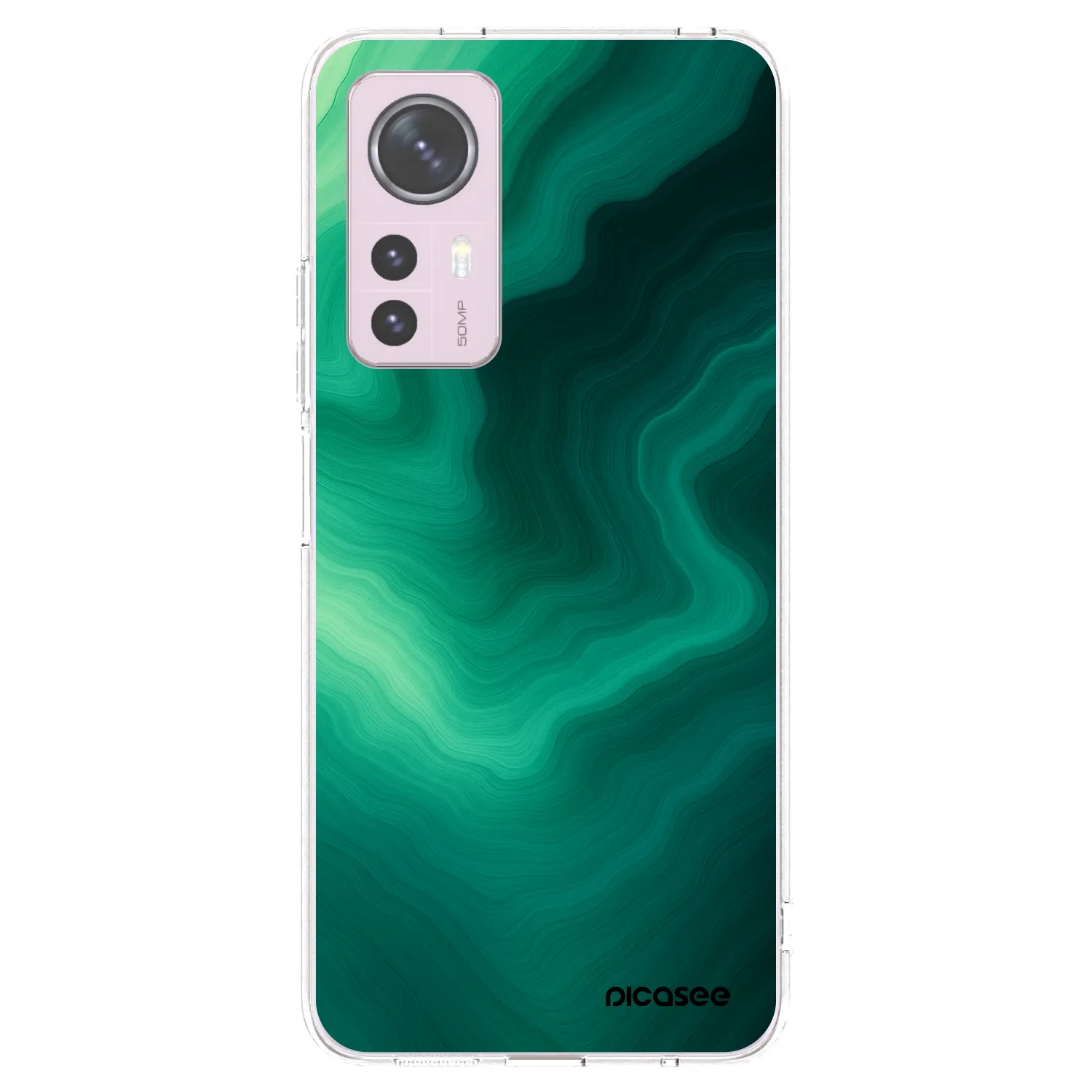 Picasee διαφανής θήκη σιλικόνης Xiaomi 12 - Malachite