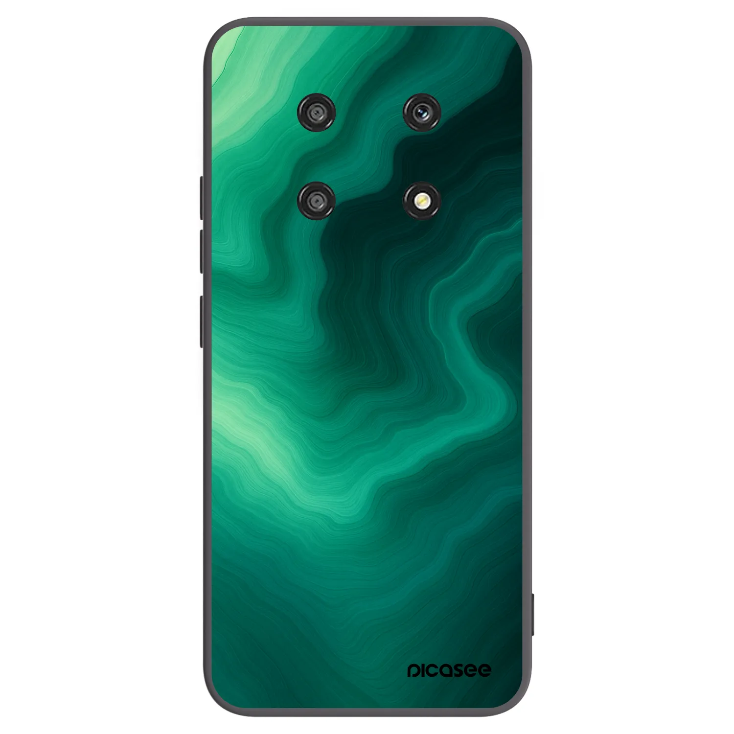 Picasee Μαύρη θήκη σιλικόνης για Honor Magic4 Lite 5G - Malachite