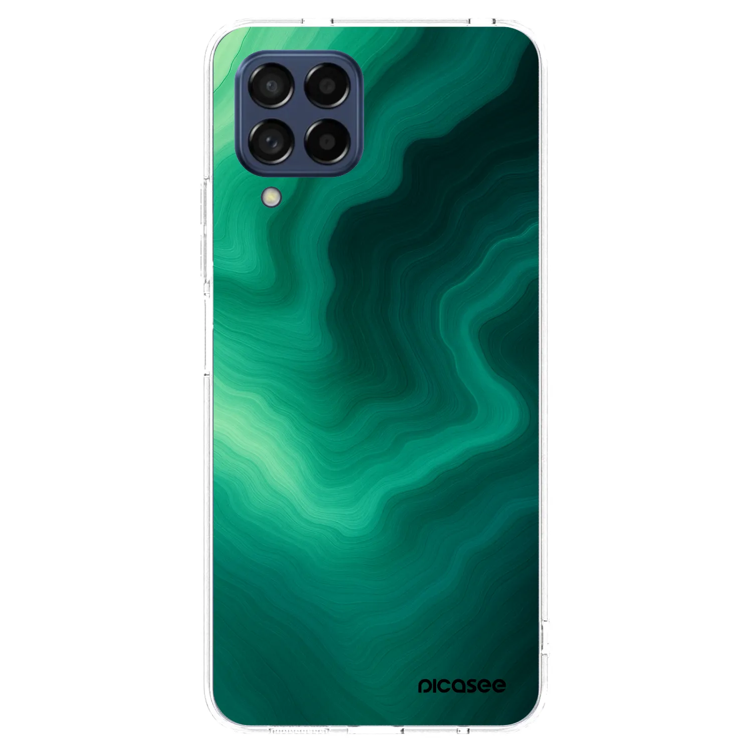 Picasee διαφανής θήκη σιλικόνης Samsung Galaxy M53 5G - Malachite