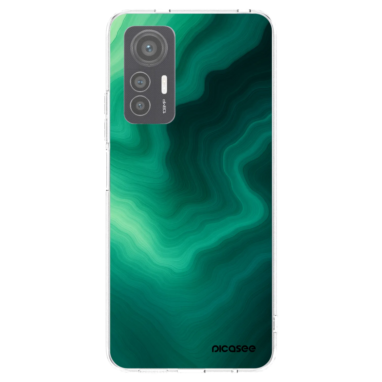 Picasee διαφανής θήκη σιλικόνης Xiaomi 12 Lite - Malachite