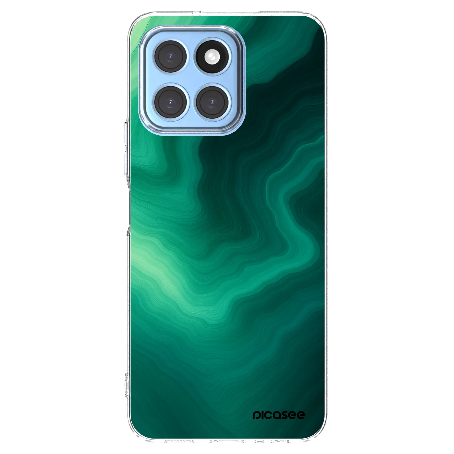 Picasee διαφανής θήκη σιλικόνης Honor X6 - Malachite
