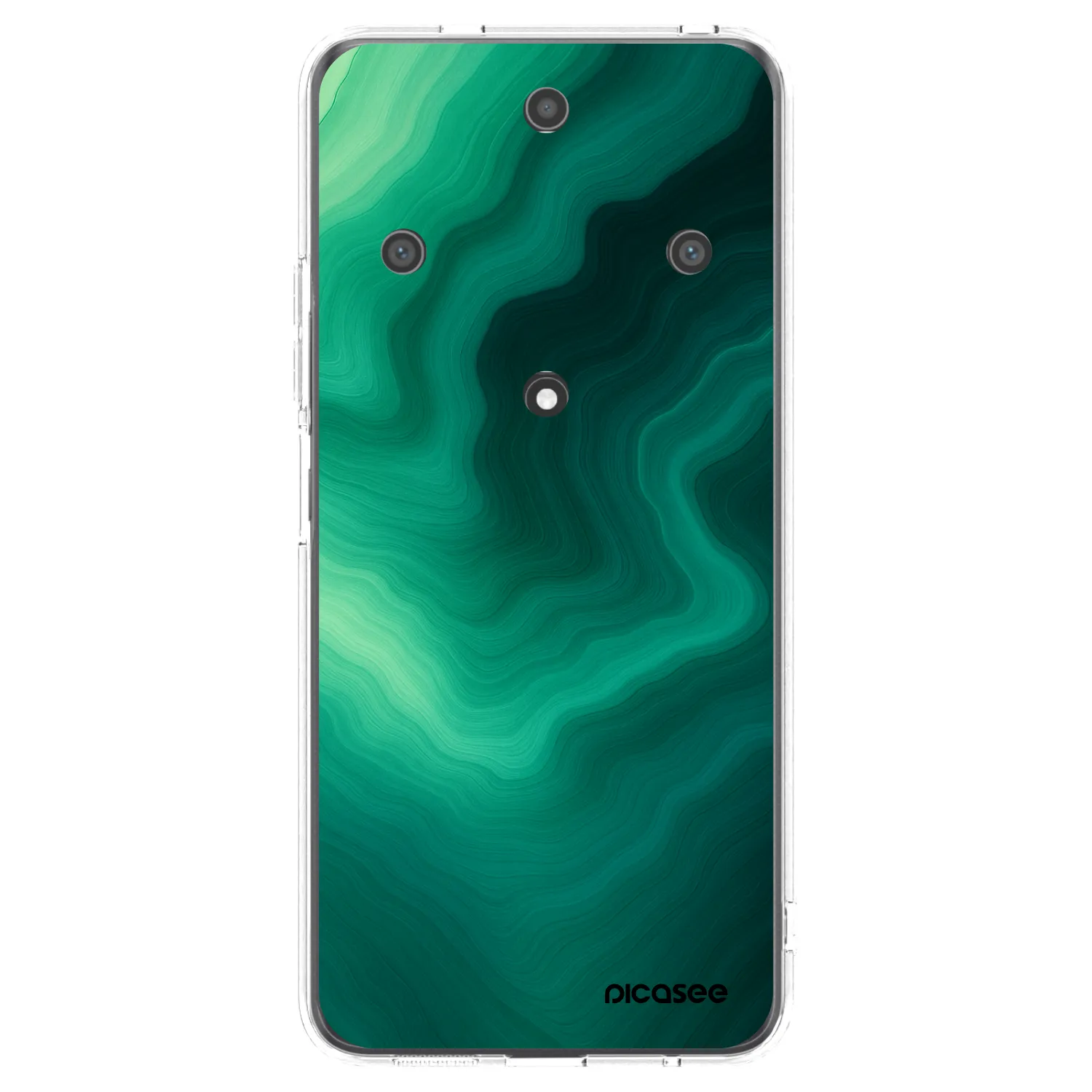 Picasee διαφανής θήκη σιλικόνης Honor Magic5 Lite 5G - Malachite