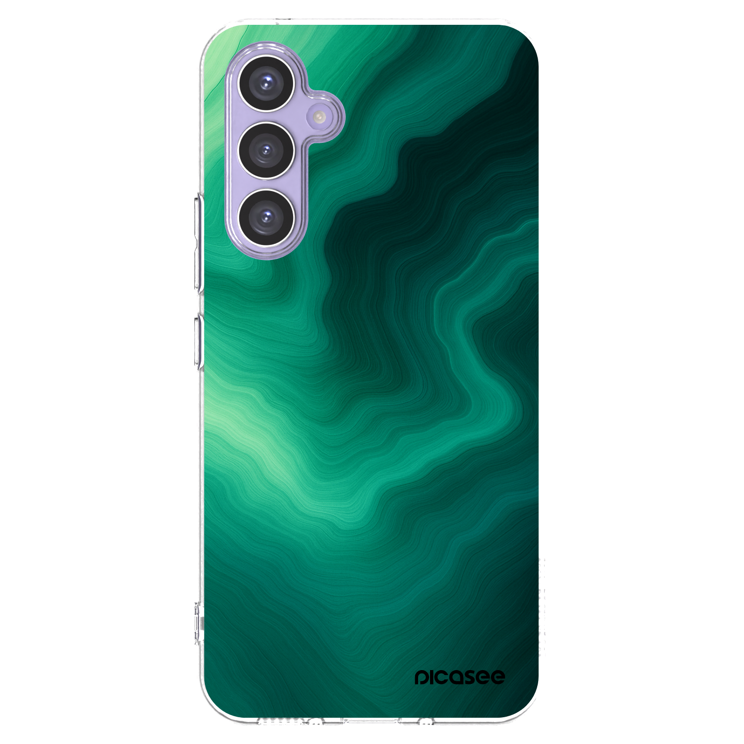 Picasee διαφανής θήκη σιλικόνης Samsung Galaxy A54 5G A546B - Malachite