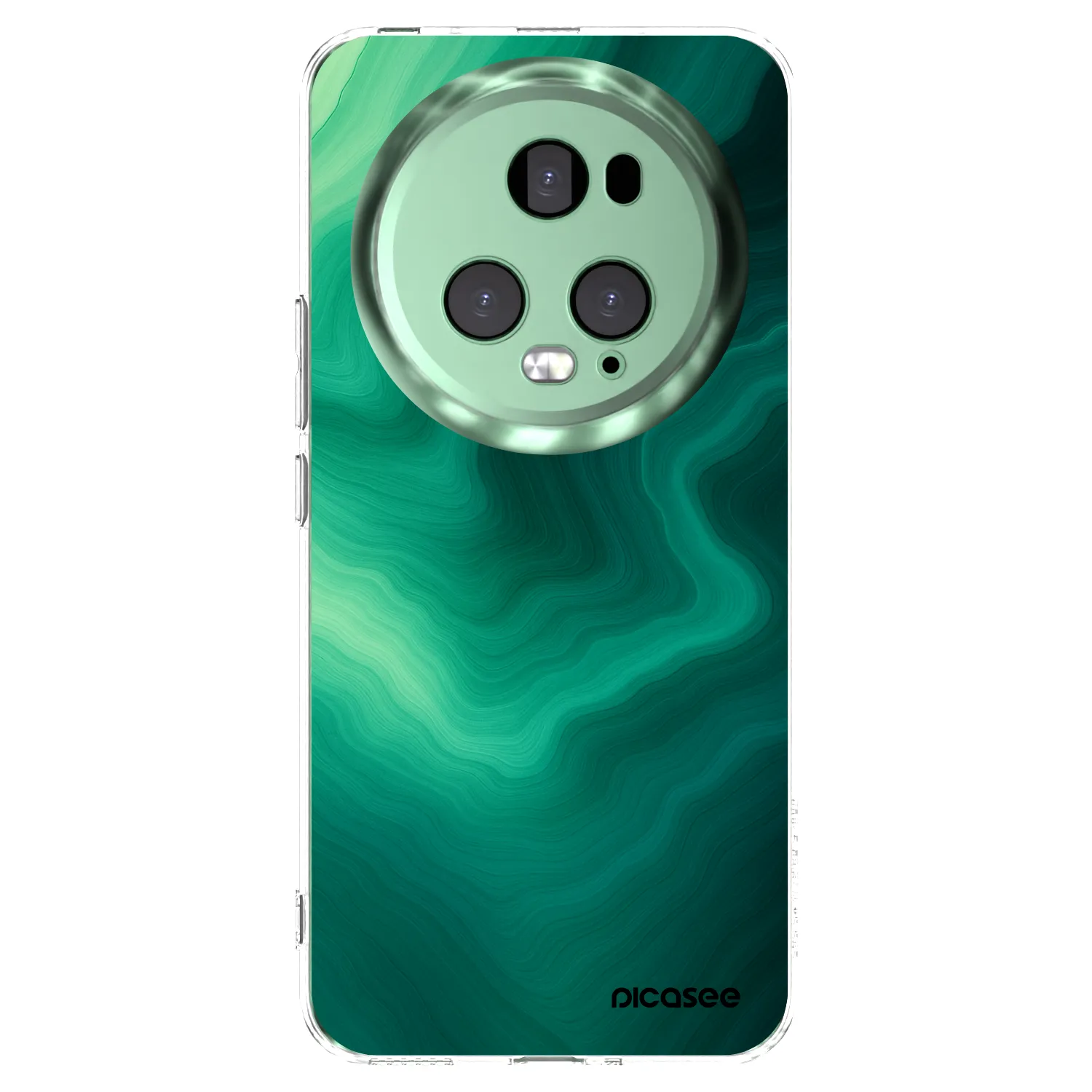 Picasee διαφανής θήκη σιλικόνης Honor Magic5 Pro - Malachite