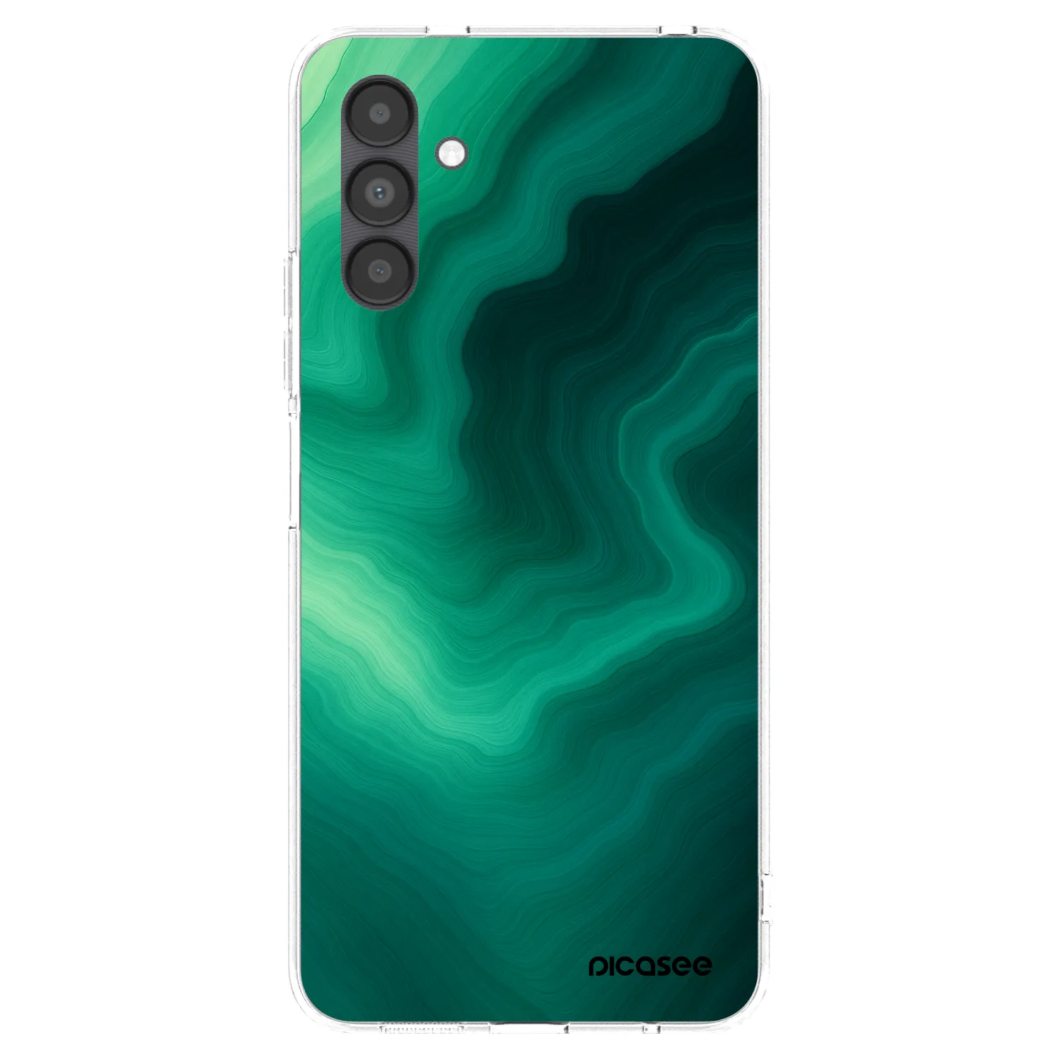 Picasee διαφανής θήκη σιλικόνης Samsung Galaxy A04s A047F - Malachite
