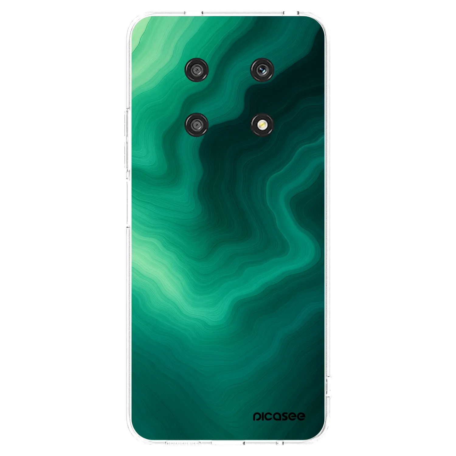 Picasee διαφανής θήκη σιλικόνης Honor Magic4 Lite 5G - Malachite