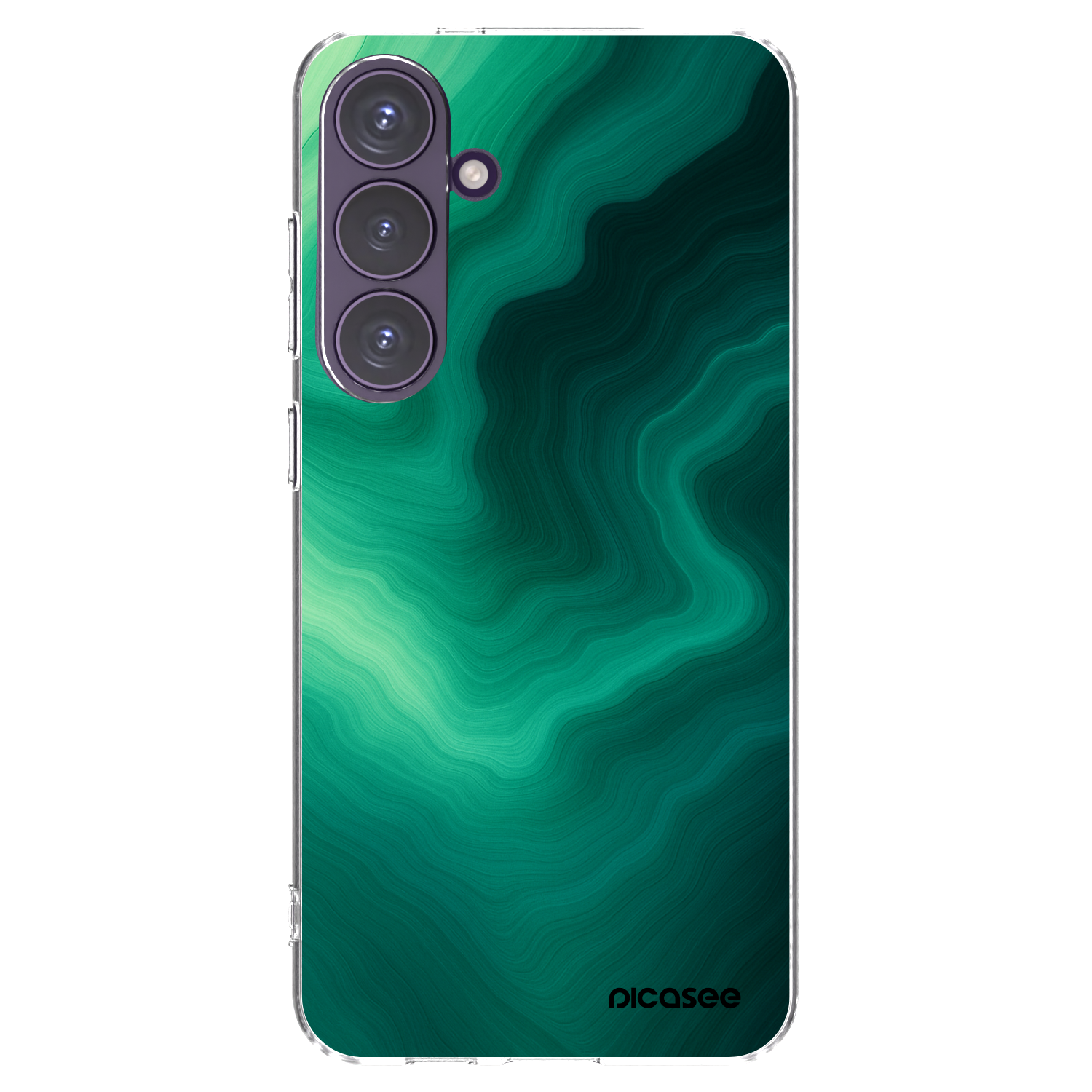 Picasee διαφανής θήκη σιλικόνης Samsung Galaxy S24+ S926B 5G - Malachite