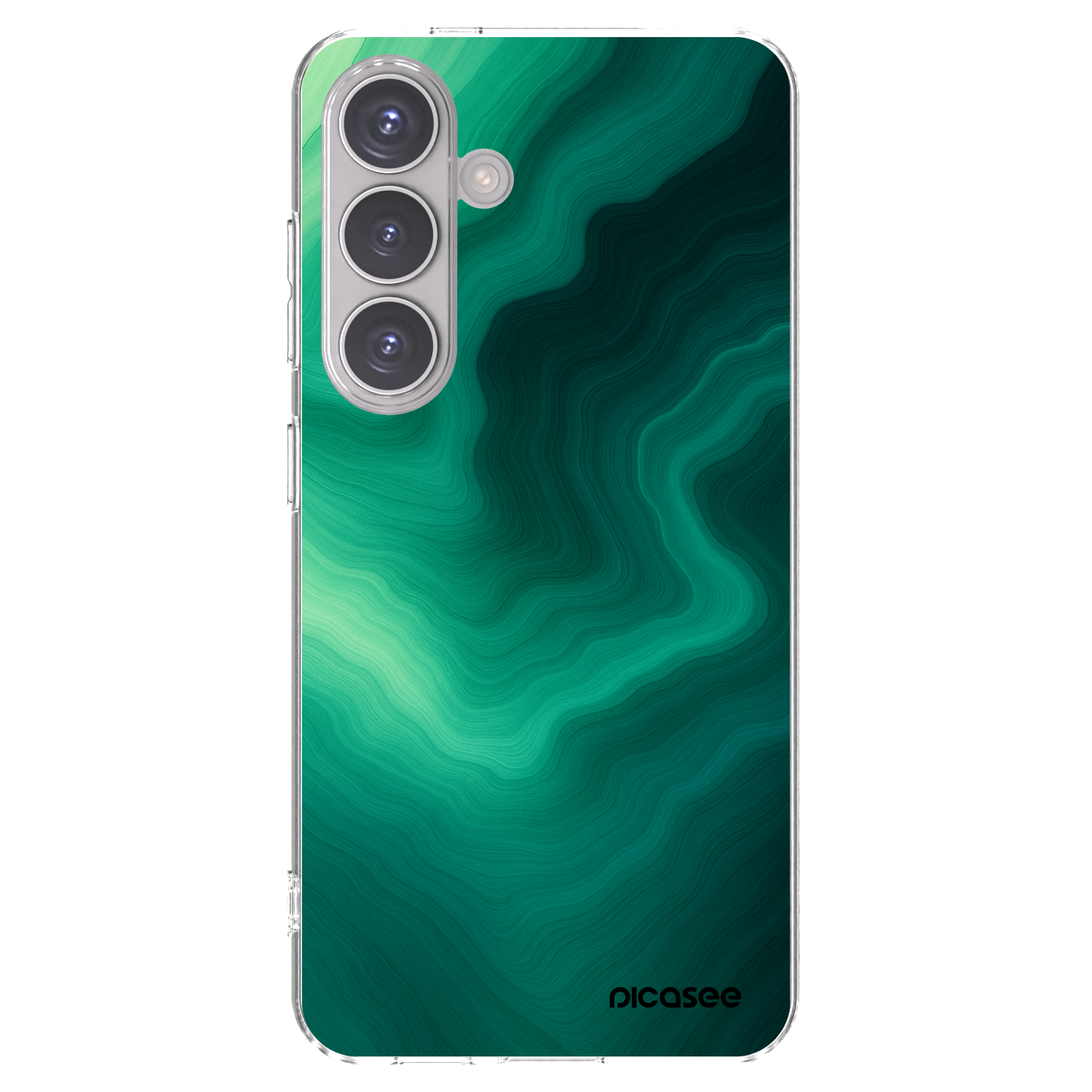 Picasee διαφανής θήκη σιλικόνης Samsung Galaxy S24 S921B 5G - Malachite