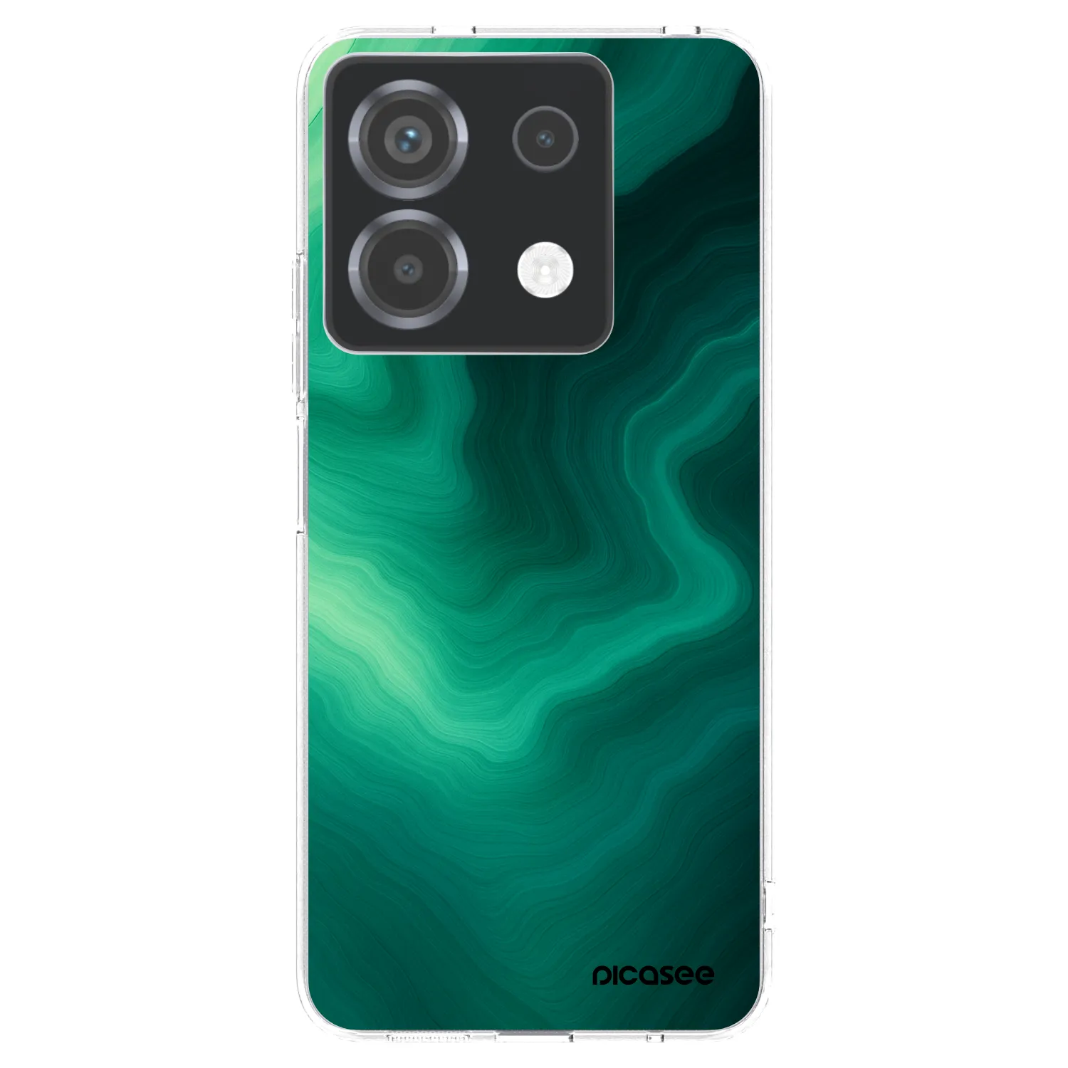 Picasee διαφανής θήκη σιλικόνης Xiaomi Poco X6 - Malachite