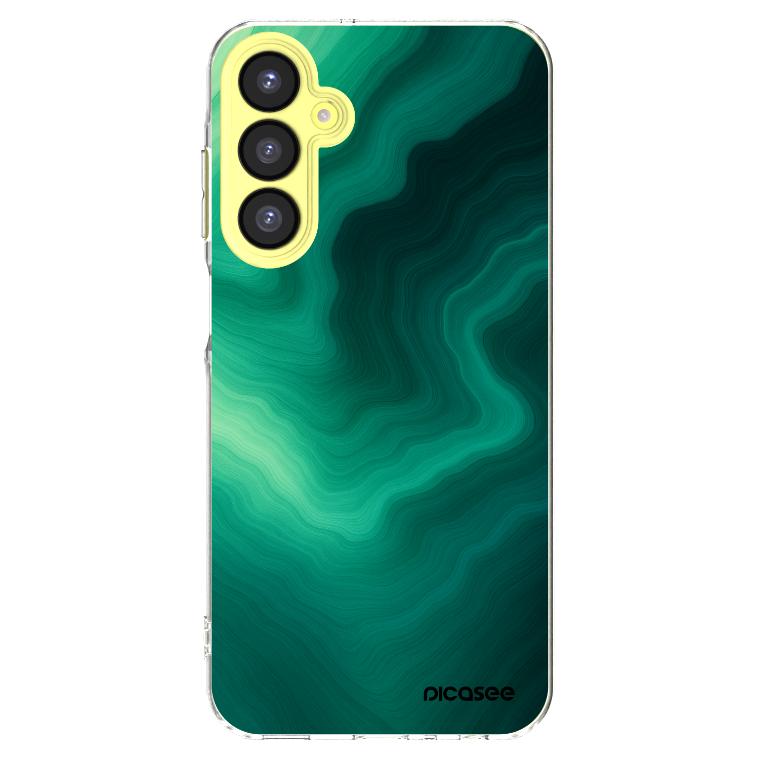 Picasee διαφανής θήκη σιλικόνης Samsung Galaxy A25 A256B 5G - Malachite
