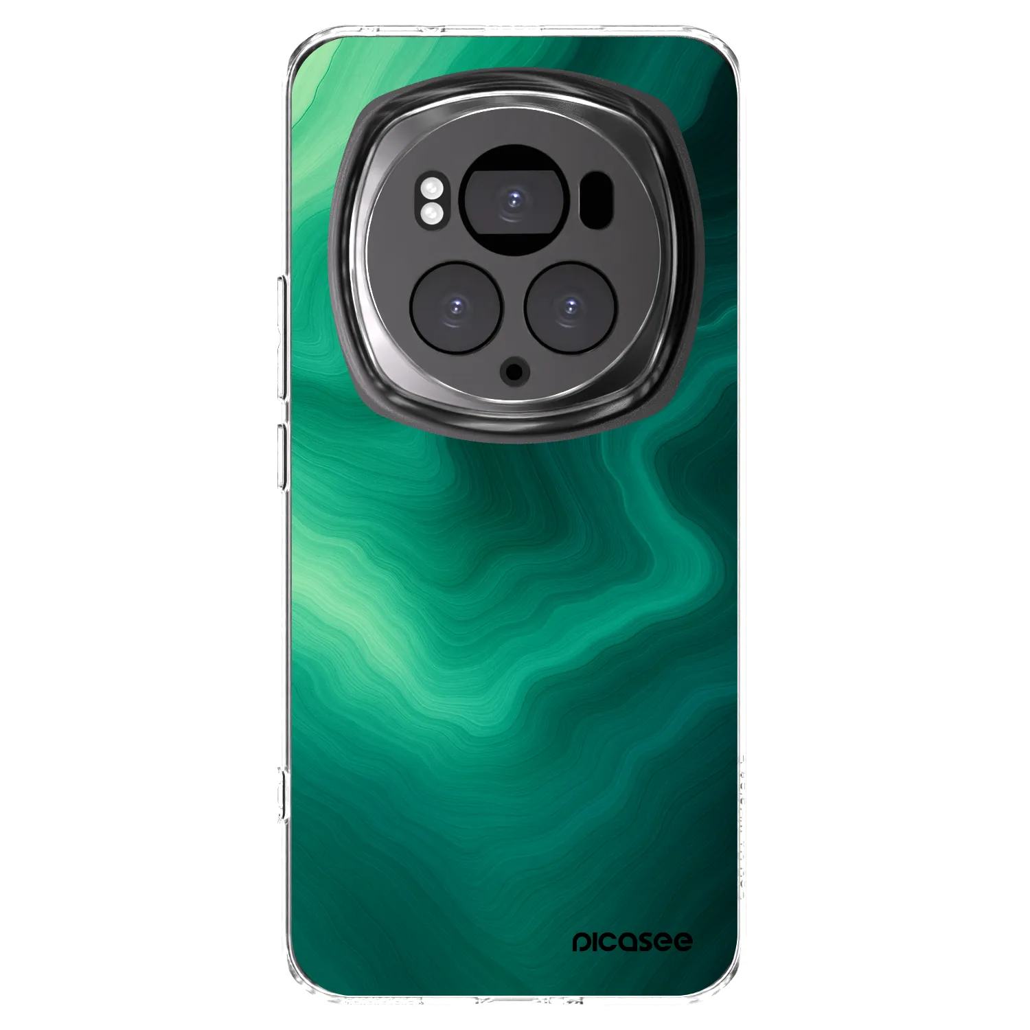 Picasee διαφανής θήκη σιλικόνης Honor Magic6 Pro - Malachite