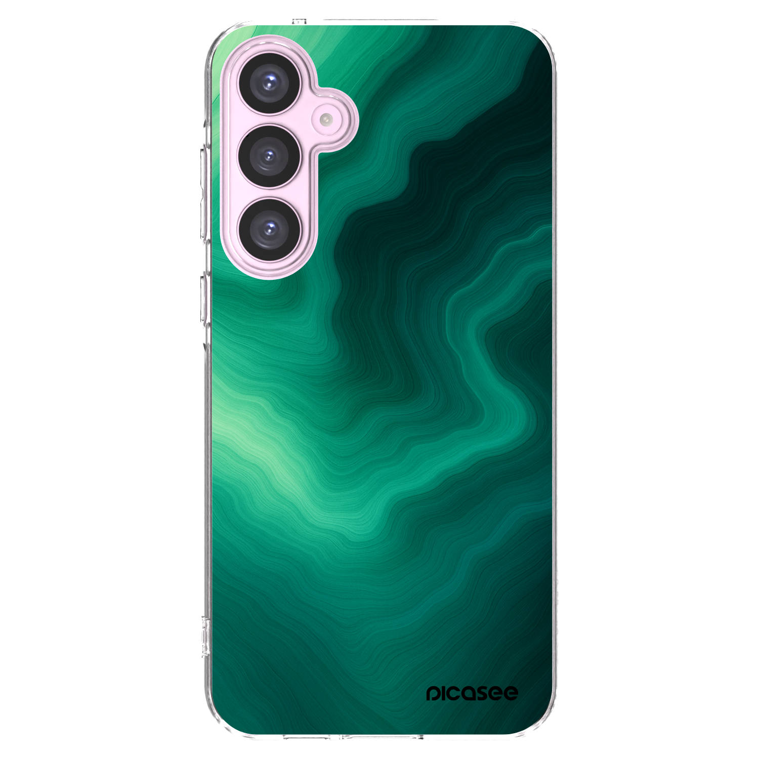 Picasee διαφανής θήκη σιλικόνης Samsung Galaxy A55 5G A556B - Malachite