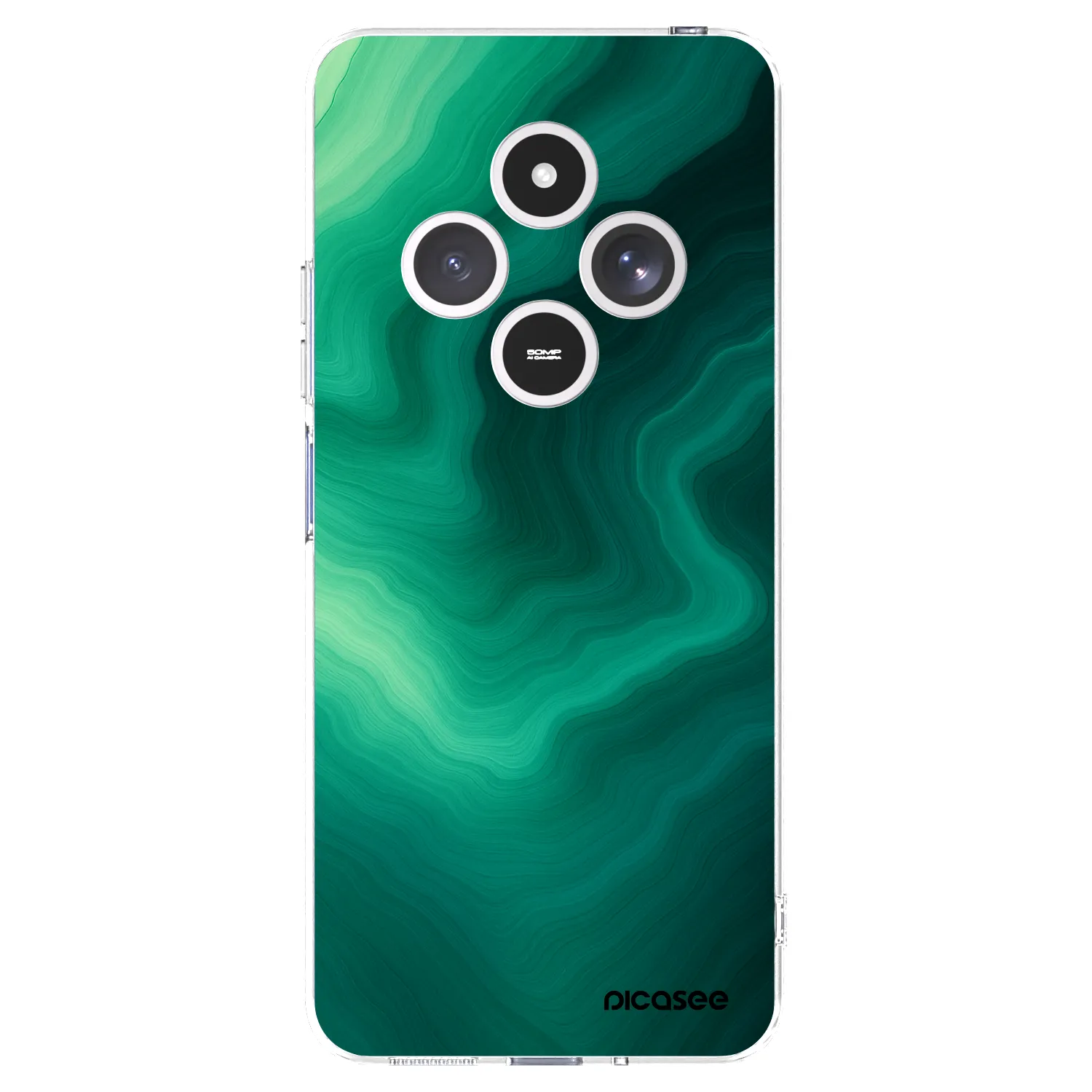 Picasee διαφανής θήκη σιλικόνης Xiaomi Redmi 14C - Malachite