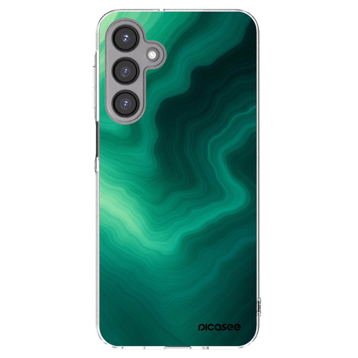 Picasee διαφανής θήκη σιλικόνης Samsung Galaxy A16 5G - Malachite