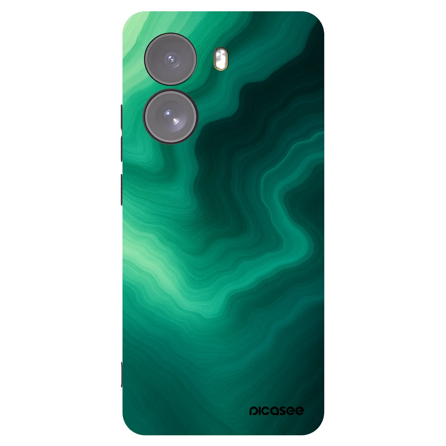 Picasee Μαύρη θήκη σιλικόνης για Xiaomi Poco X7 - Malachite