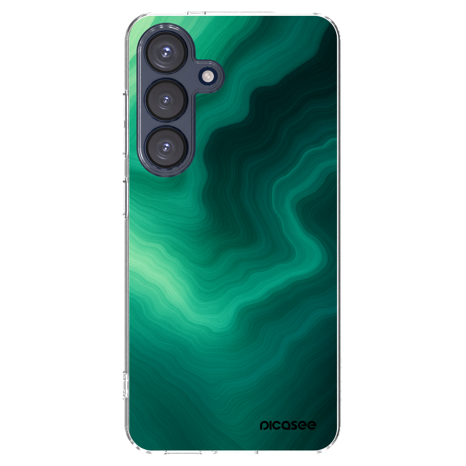 Picasee διαφανής θήκη σιλικόνης Samsung Galaxy S25 5G - Malachite