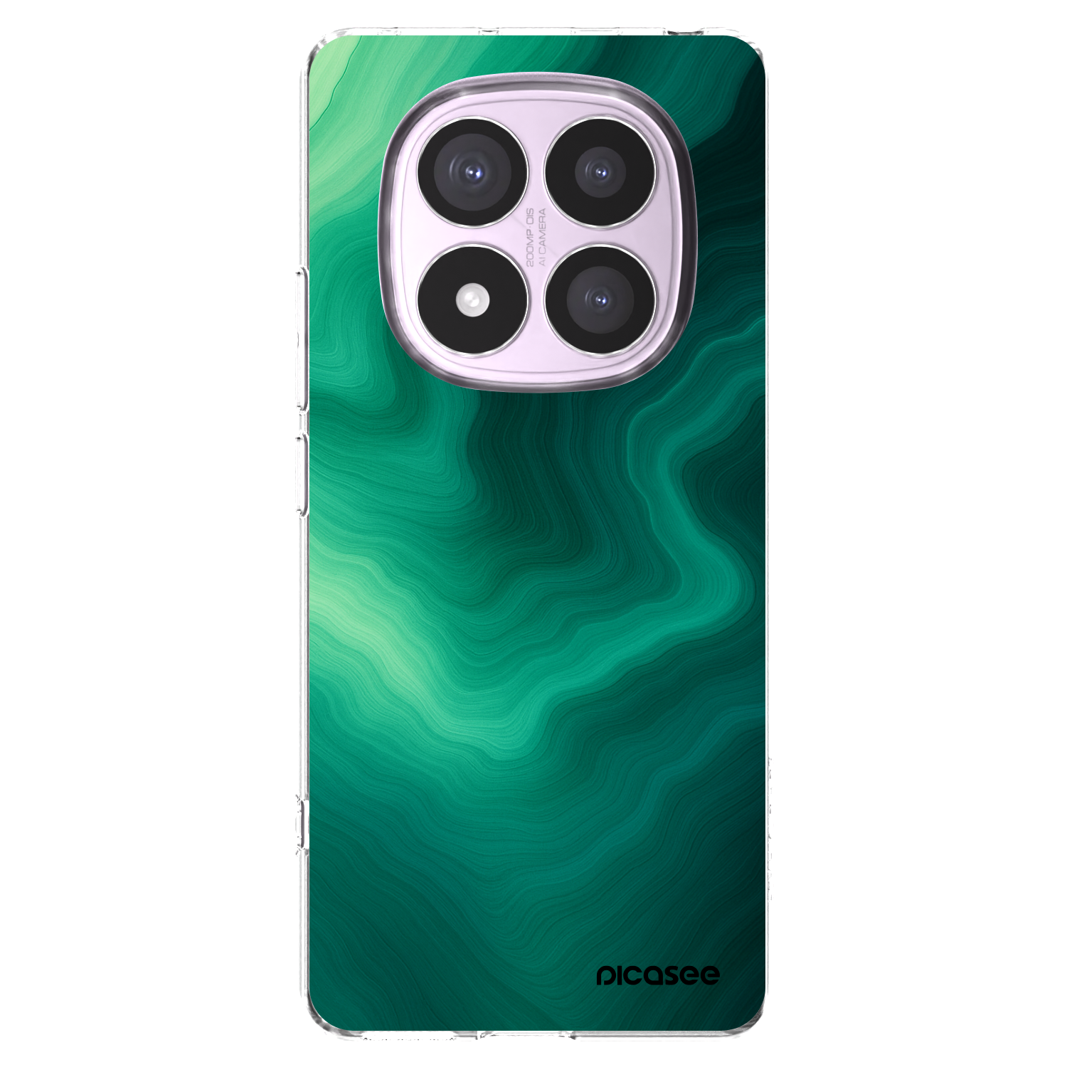 Picasee διαφανής θήκη σιλικόνης Xiaomi Redmi Note 14 Pro 4G - Malachite